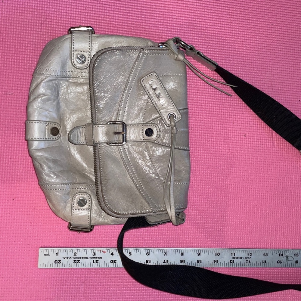 L.A.M.B. purse adjustable canvas strap